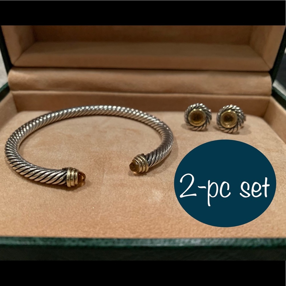 DY Cable Classics Set (2 pcs) w/ Gold & Citrine